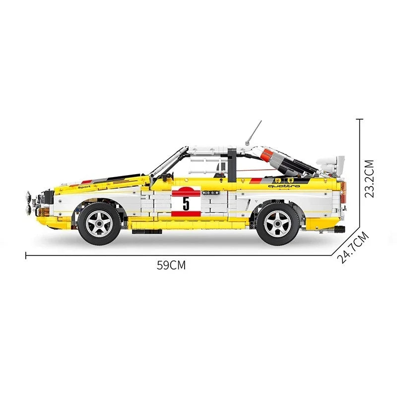 Audi Quattro S1 1984 — Set de construction technique 3800+ pièces