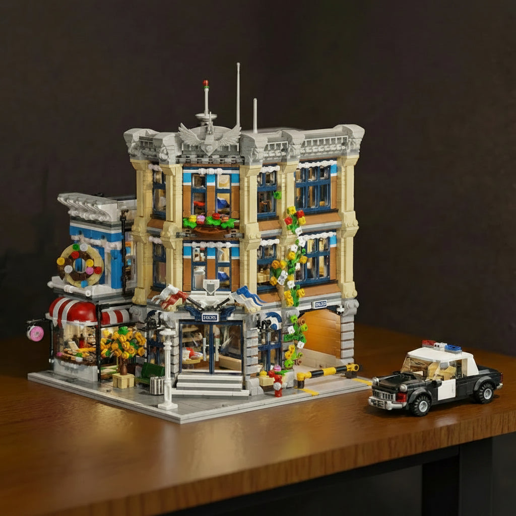 Hôtel de Police — Set de construction 3 étages 3000+ pièces