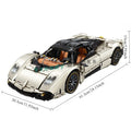 Pagani Utopia 1:8 — Set de construction technique 4600+ pièces