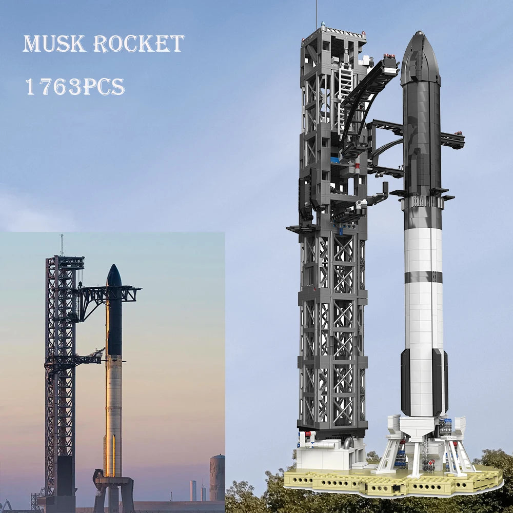 SpaceX Starship — Set de construction 1700+ pièces