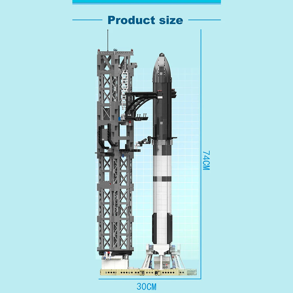 SpaceX Starship — Set de construction 1700+ pièces