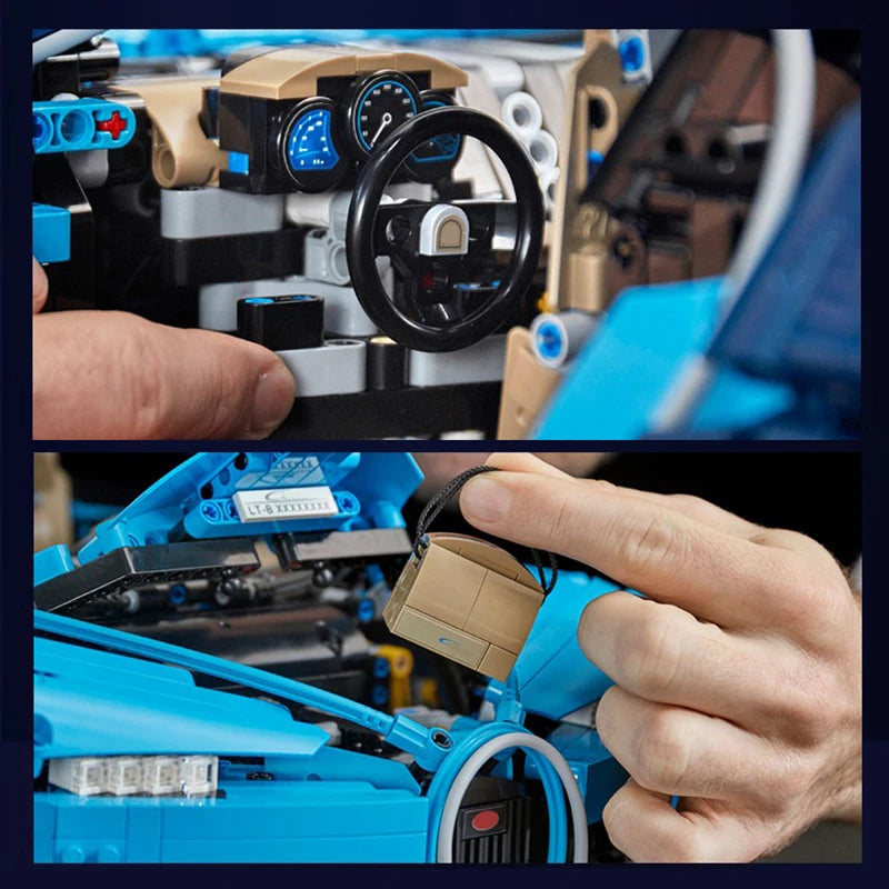 Bugatti Chiron — Set de construction technique 3500+ pièces