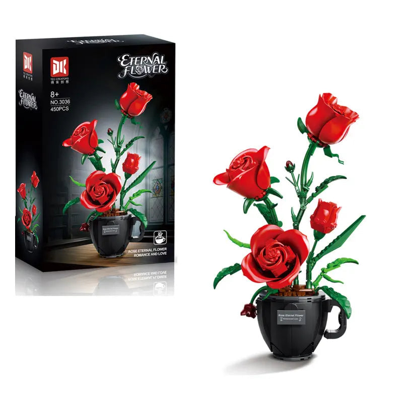 Pot de fleurs à construire 200-400 pièces