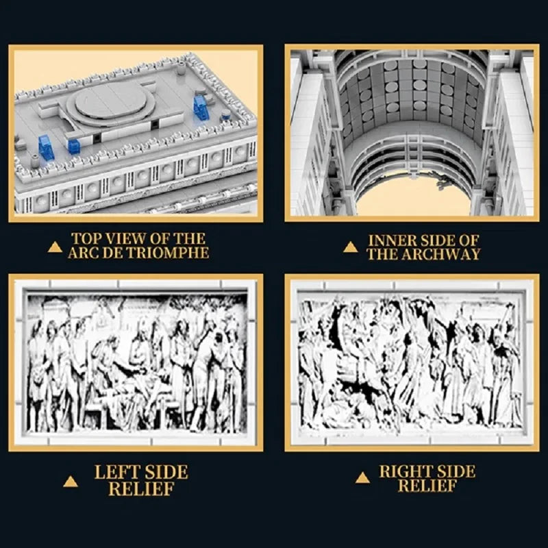 L'Arc de Triomphe — Set de construction 3700+ pièces
