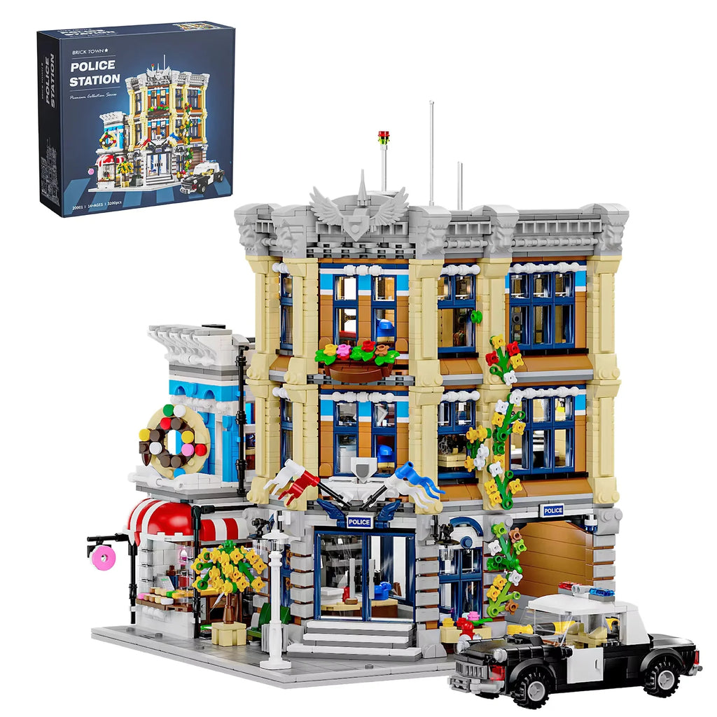 Hôtel de Police — Set de construction 3 étages 3000+ pièces
