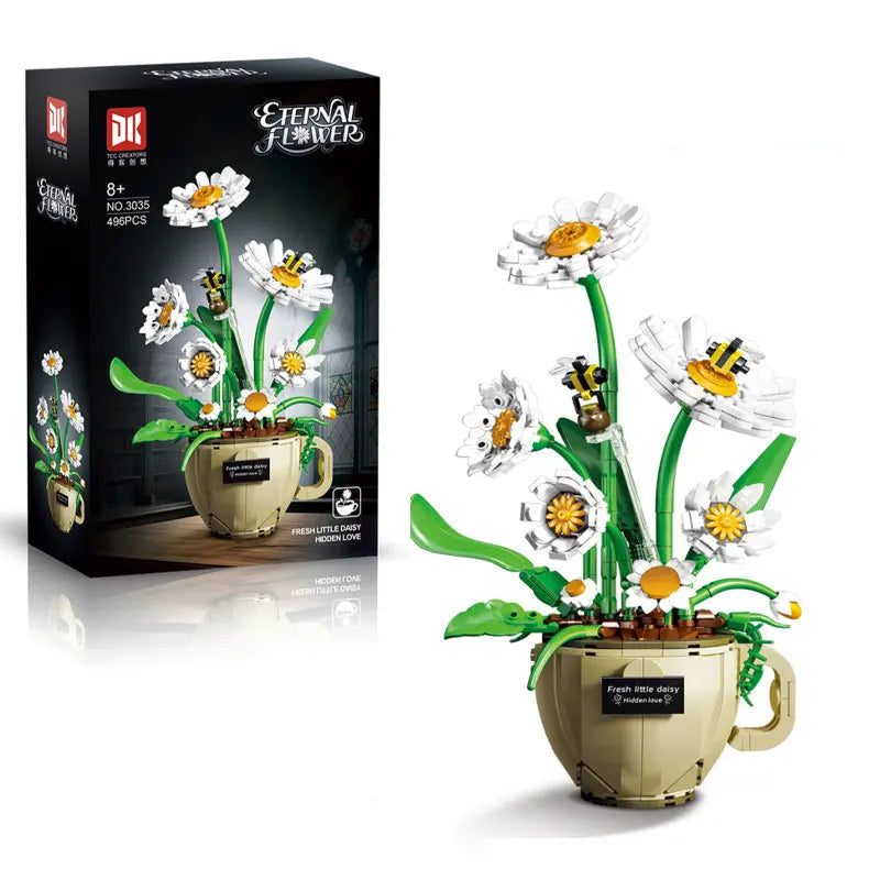Pot de fleurs à construire 200-400 pièces