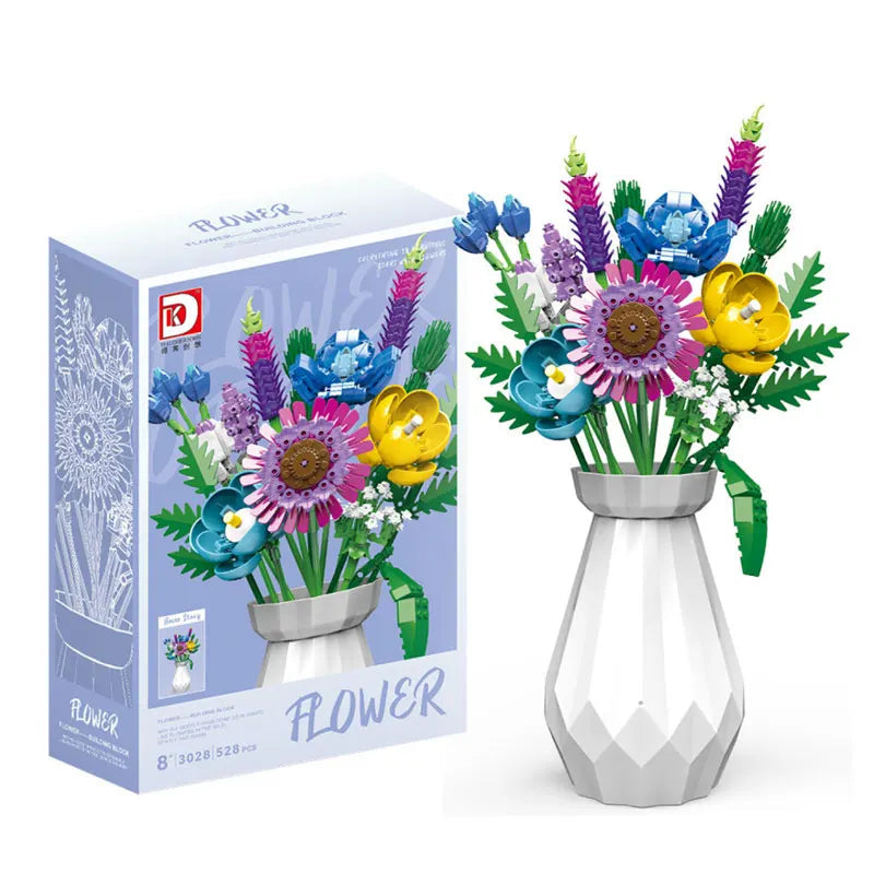 Pot de fleurs à construire 200-400 pièces