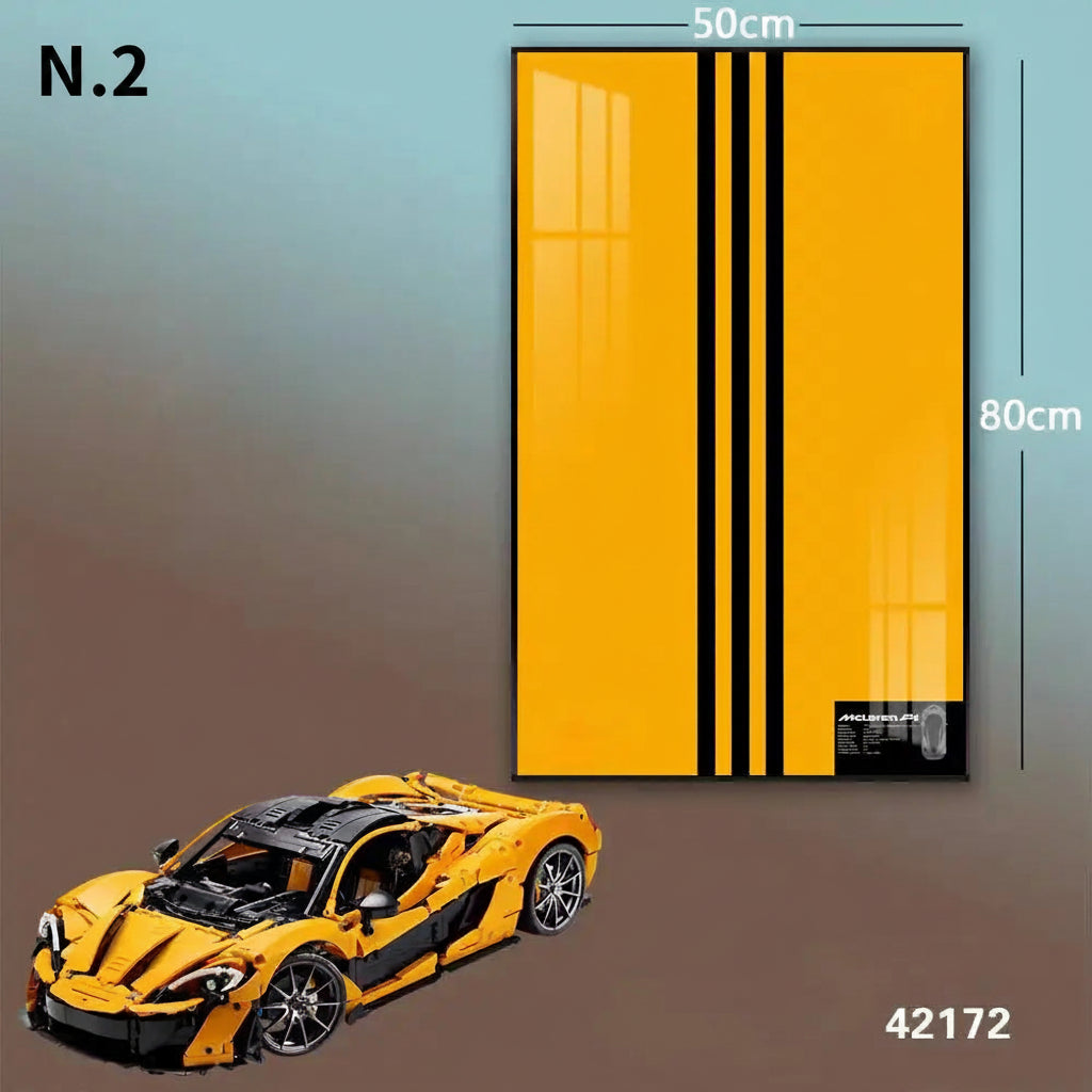 McLaren P1 — Set + Tableau mural
